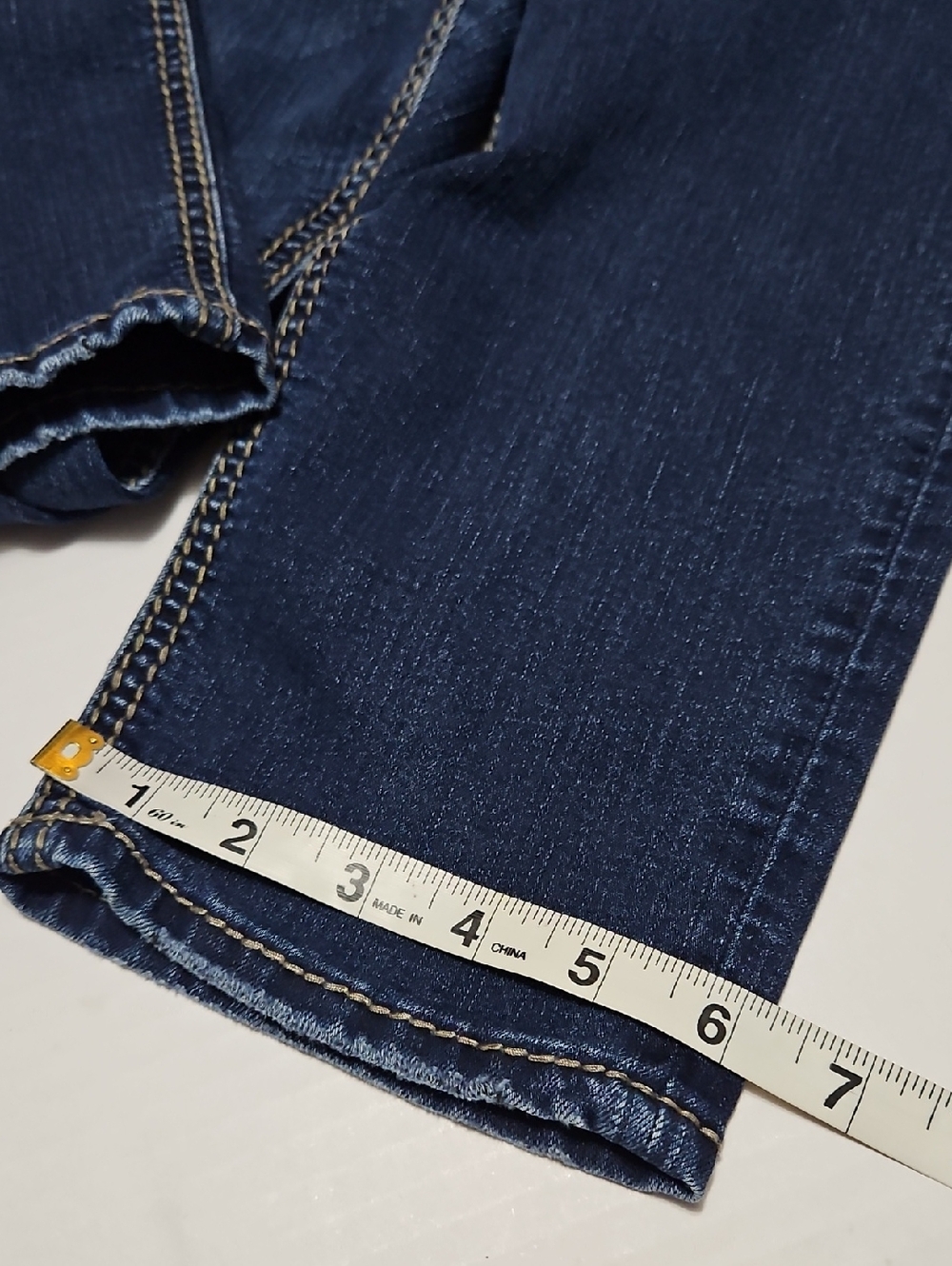 Silver Jeans Dark Blue Skinny Super Stretch Jeans with Faded Detail Size 20 - Picture 12 of 14